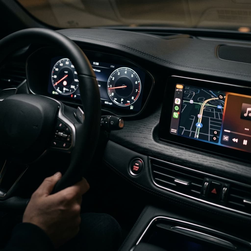 Dashboard van de Volvo XC90